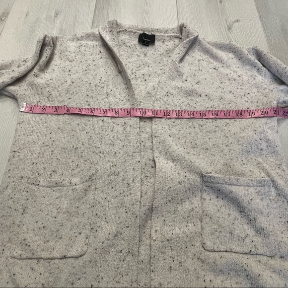 Lumiere Ivory Open Long Sleeve Sweater Size Medium - Picture 3 of 9